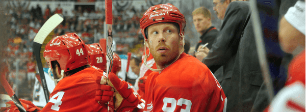 Johan Franzen slated to miss three pre-season games