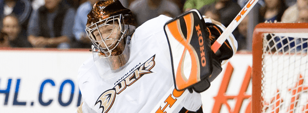 Jonas Hiller hurt in practice, doubtful for tonight