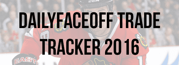 LIVE: 2016 NHL Trade Tracker