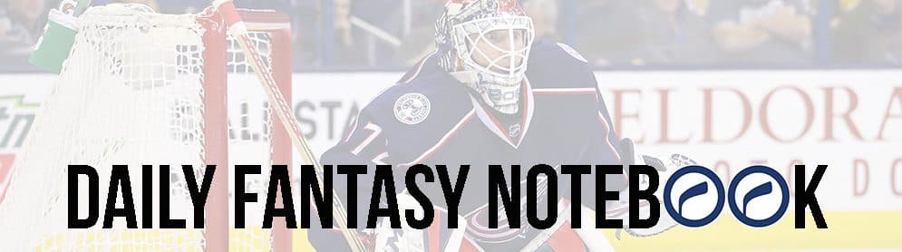 Daily Fantasy Notebook (11/17)