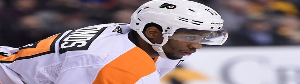 Wayne Simmonds played the entire 2017-18 season injured