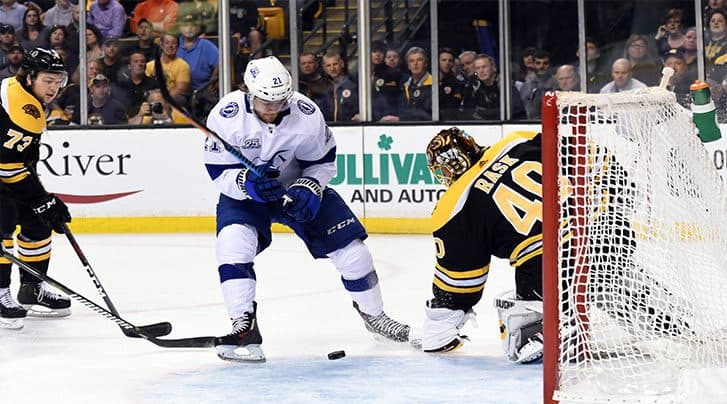 Brayden Point dances through Bruins for stunning goal