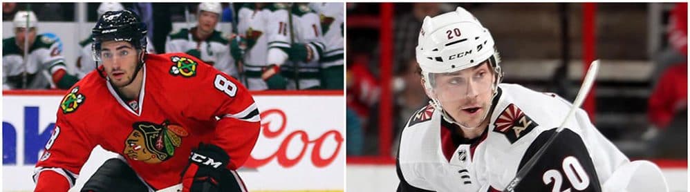 Blackhawks trade Nick Schmaltz to Coyotes for Strome, Perlini