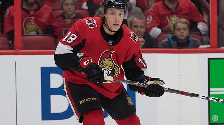 Ryan Dzingel is returning to the Ottawa Senators