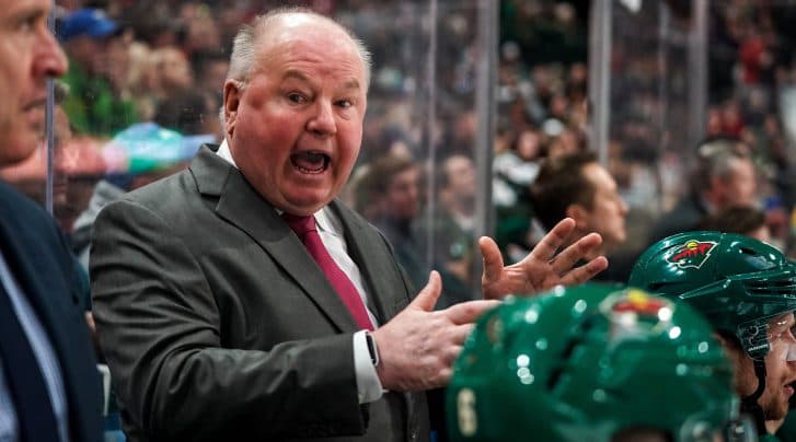 Minnesota Wild fire head coach Bruce Boudreau