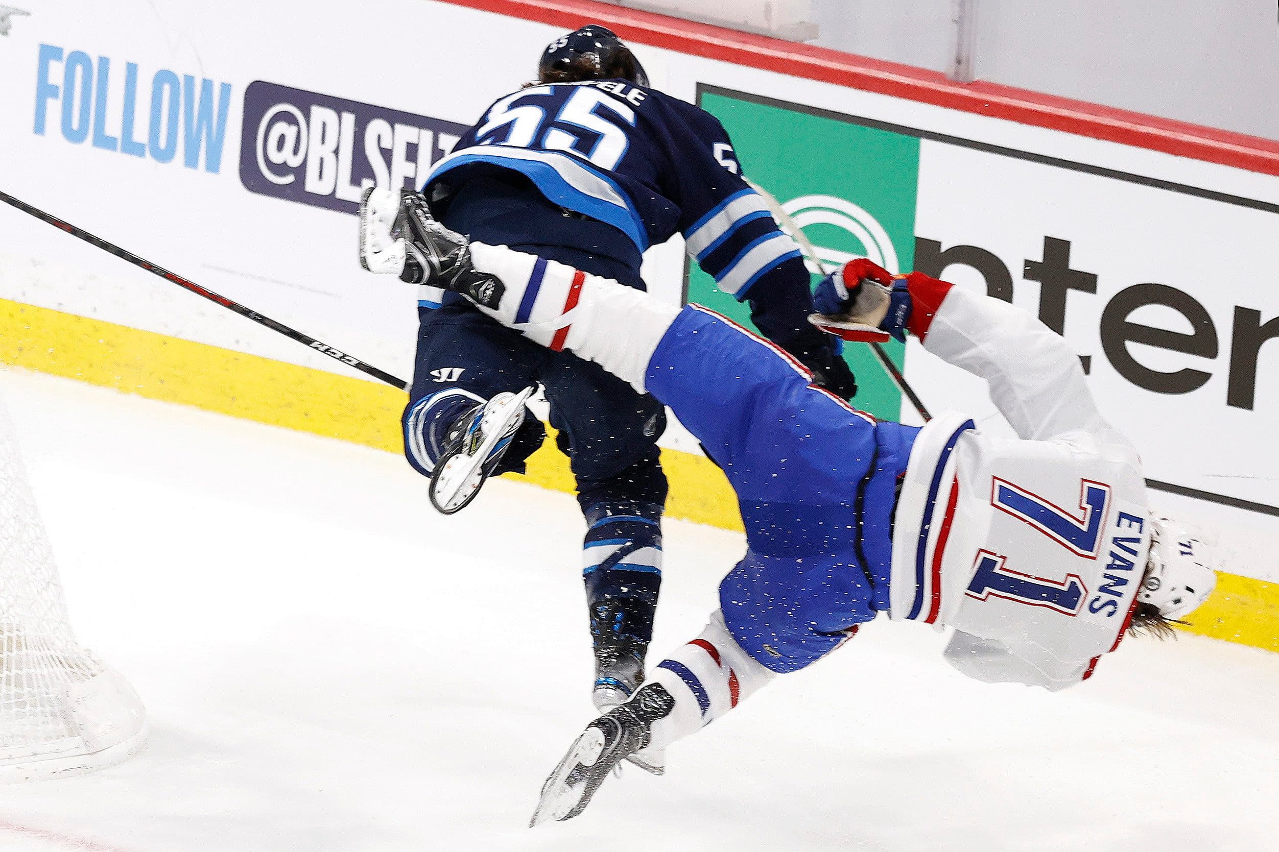 Mark Scheifele will have a hearing today for charging Montreal’s Jake Evans