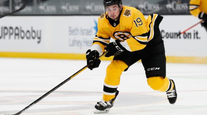 Boston Bruins sign RFA Zach Senyshyn to one-year contract