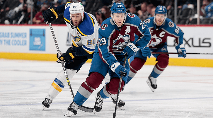 Nathan MacKinnon On Track To Return For Colorado Avalanche For Game 1  Against St. Louis Blues - CBS Colorado