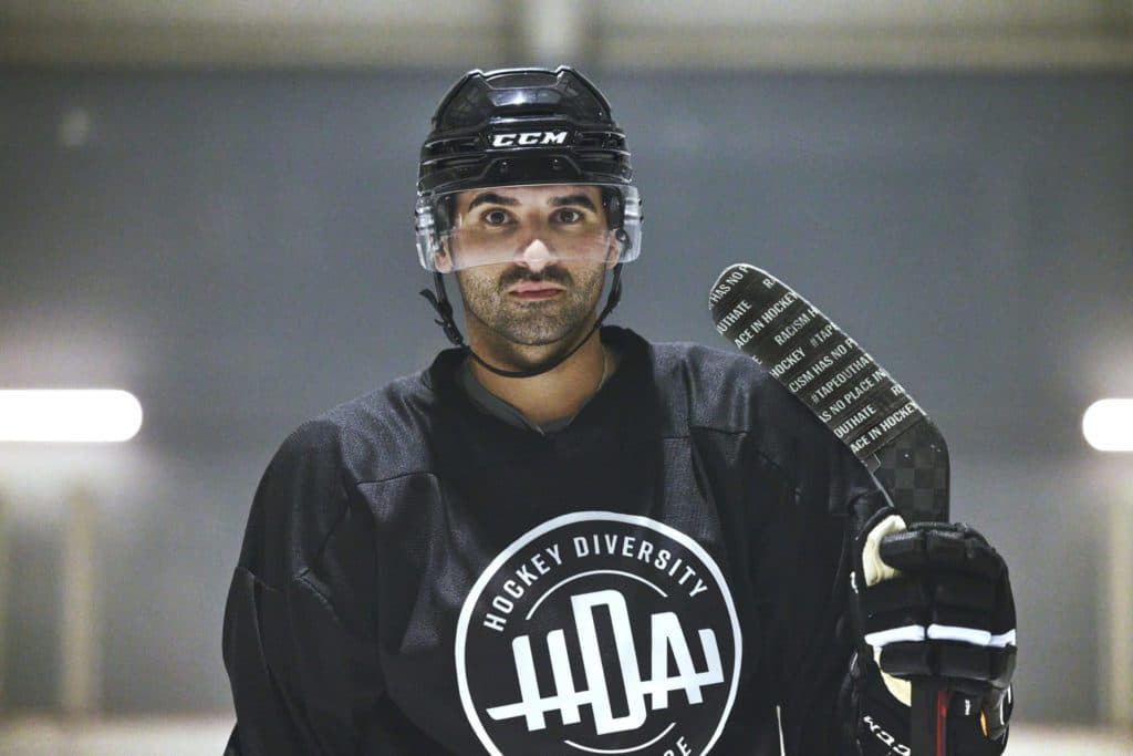 Teddy Balkind's prep hockey team wasn't required to wear neck