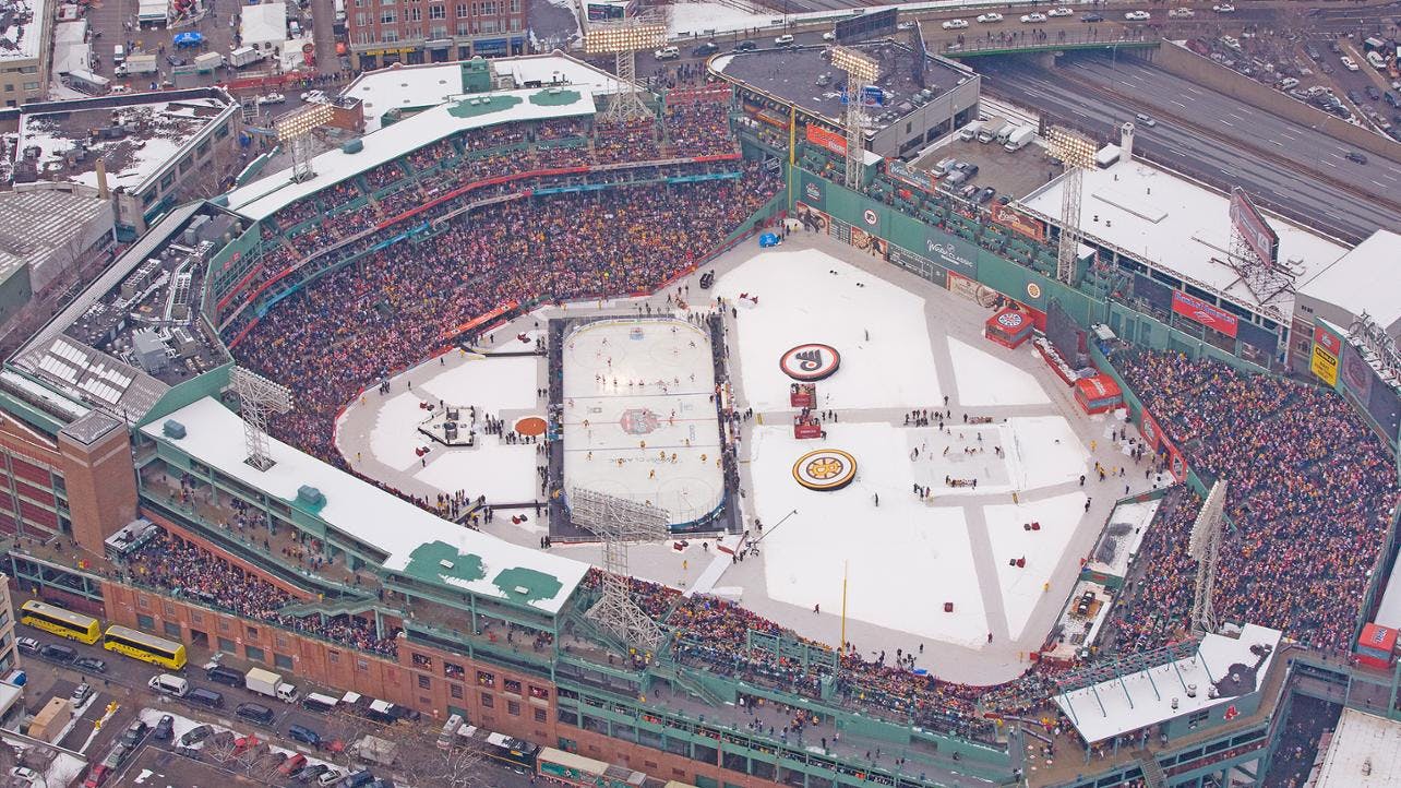 Fenway Park transforms for NHL's 14th annual Winter Classic