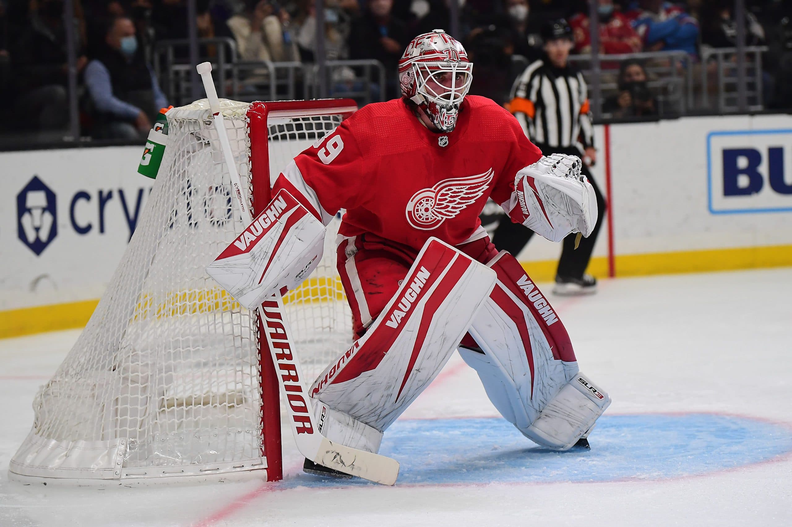 Alex Nedeljkovic signs 2-year contract with Red Wings after trade from  Hurricanes