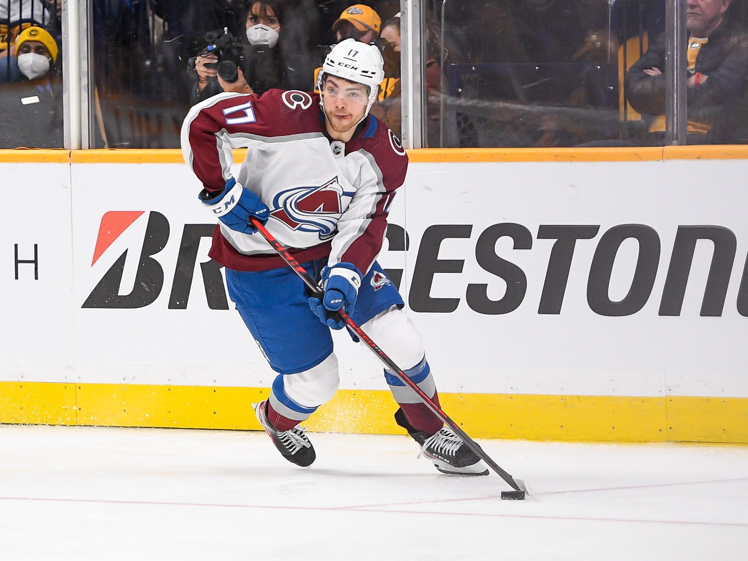 Colorado Avalanche trade Tyson Jost to Minnesota Wild for Nico Sturm