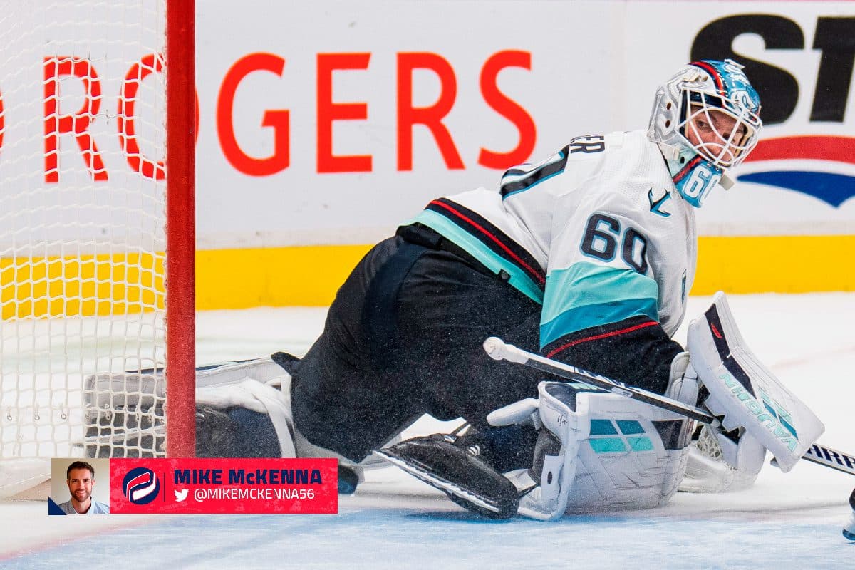 McKenna’s Matchup  of the Day: Mar. 30 – Logan Thompson vs. Chris Driedger