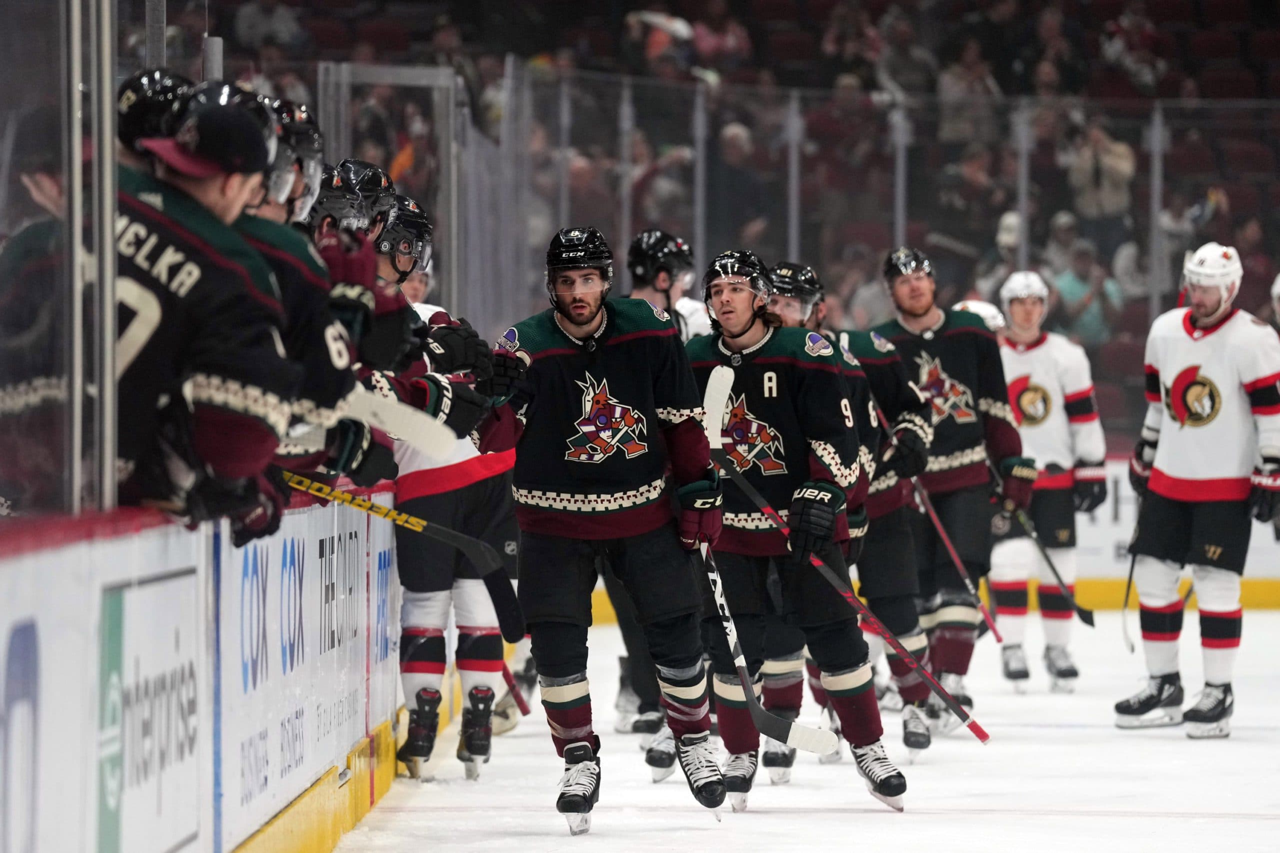 A seven-point night from Nick Schmaltz sets Arizona Coyotes-Winnipeg Jets franchise record