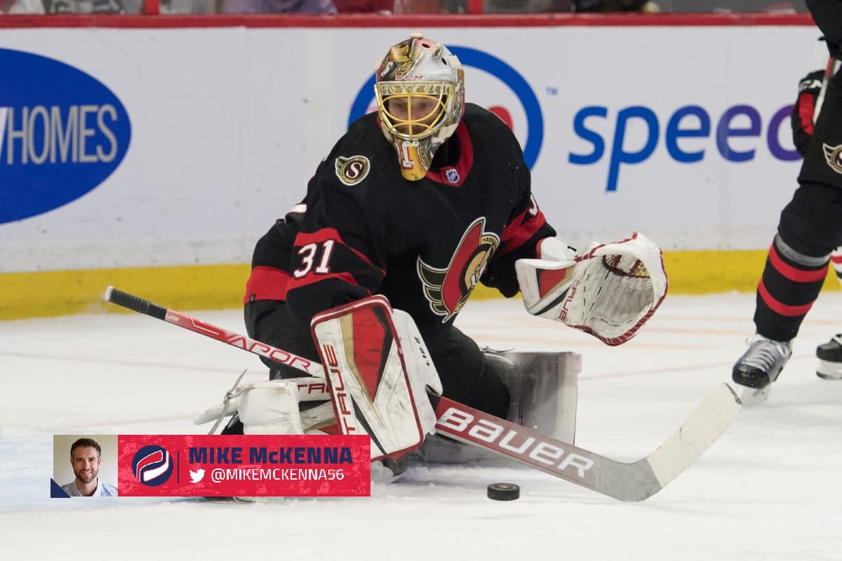 McKenna’s Matchup of the Day: Mar. 18 –  Martin Jones  vs. Anton Forsberg