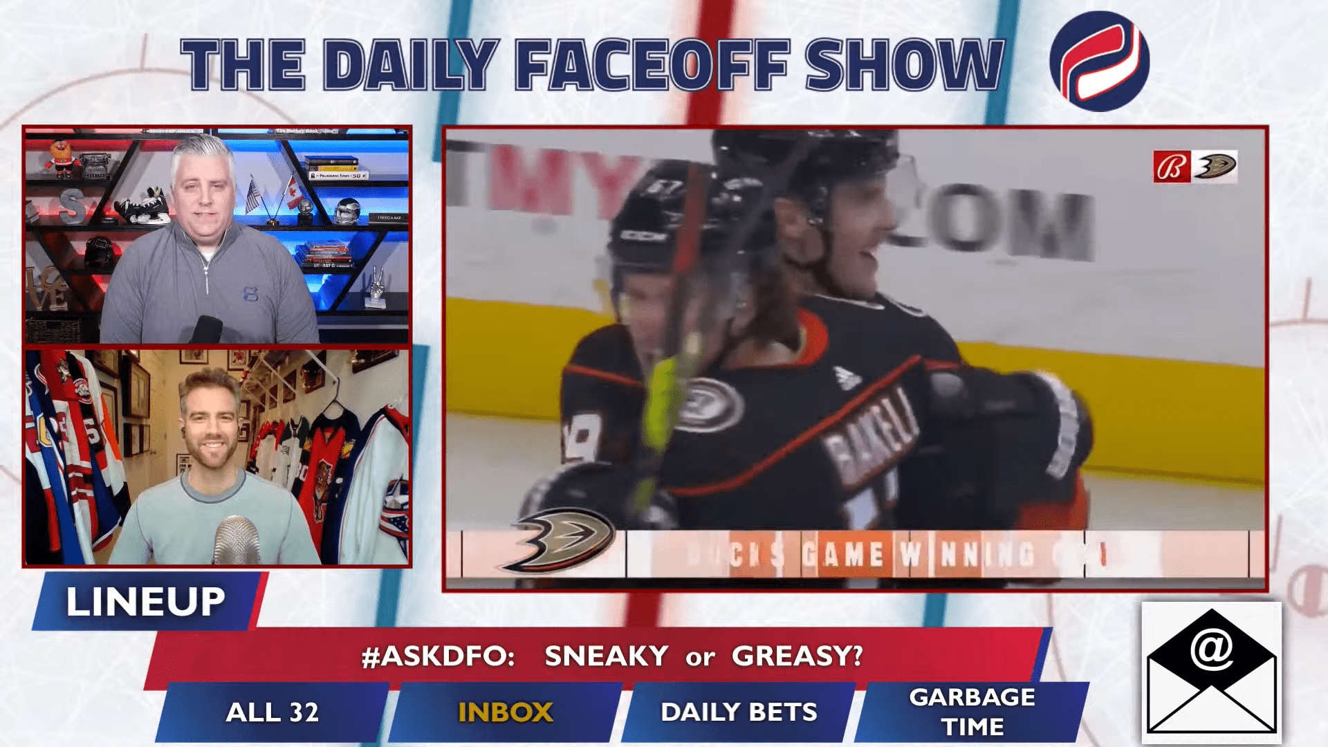Daily Faceoff Show – Was Rickard Rakell’s goal sneaky or greasy?