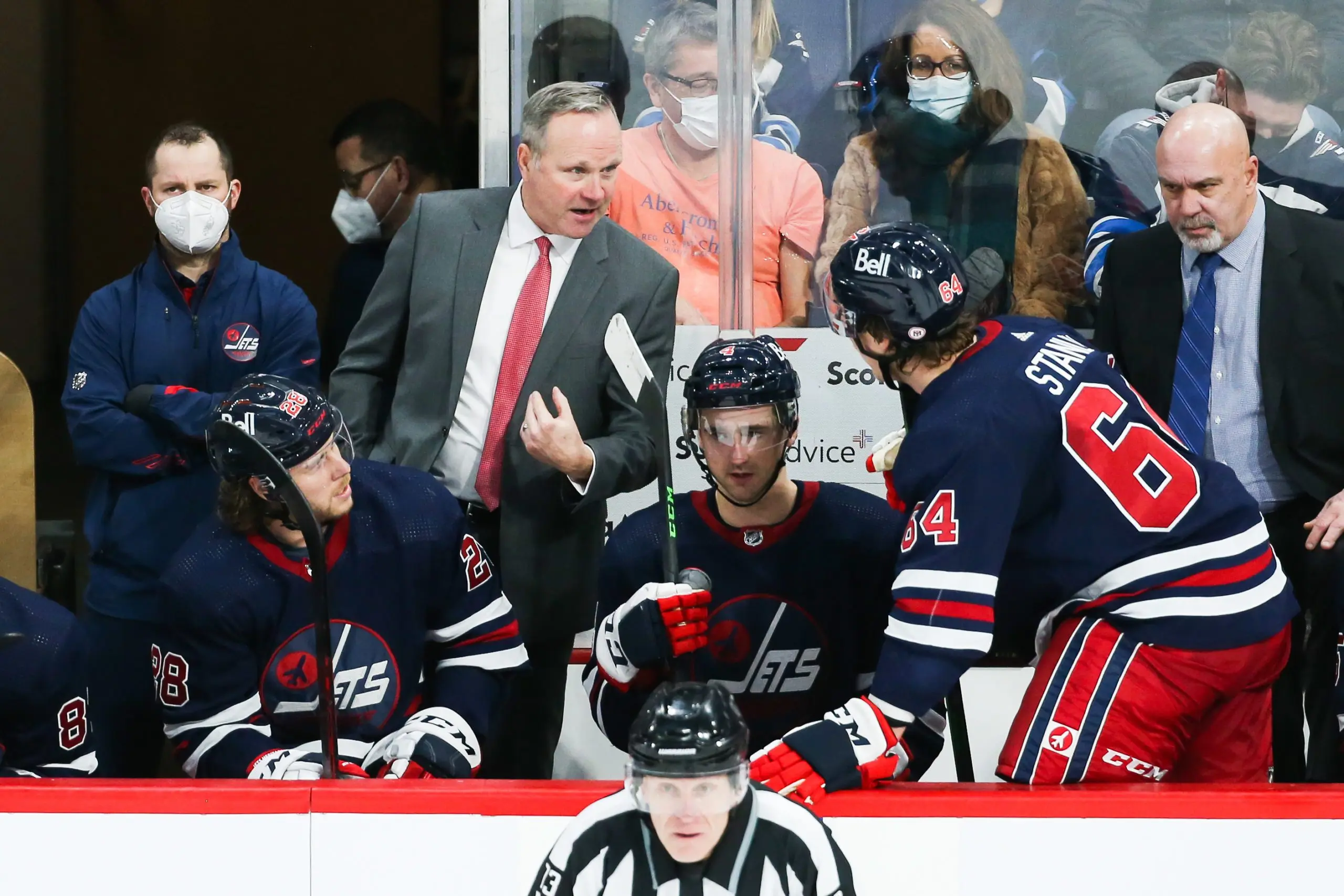 The Winnipeg Jets are letting go of head coach Dave Lowry and assistants Jamie Kompon and Charlie Huddy