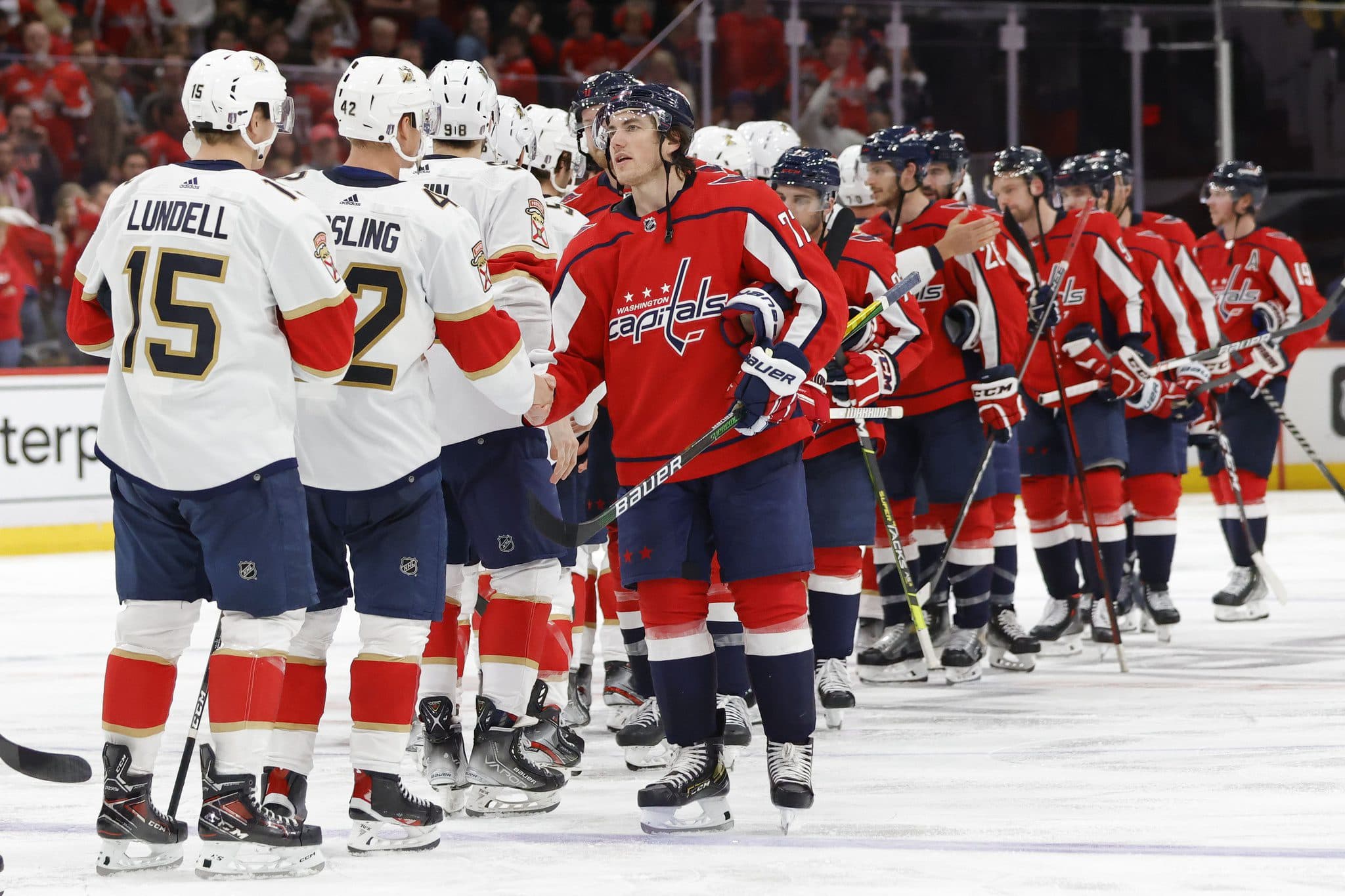 Panthers beat Caps in OT, win series for 1st time since '96