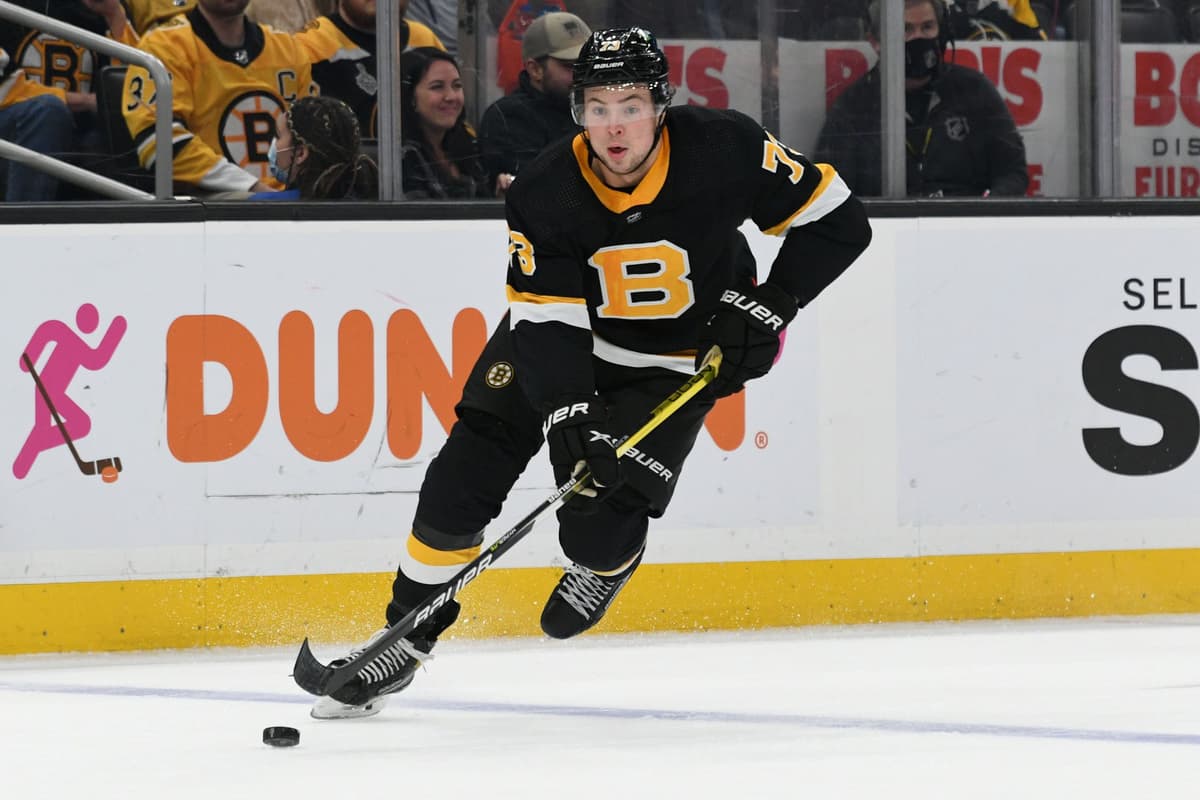 Charlie McAvoy ahead of schedule, dons regular jersey at Bruins