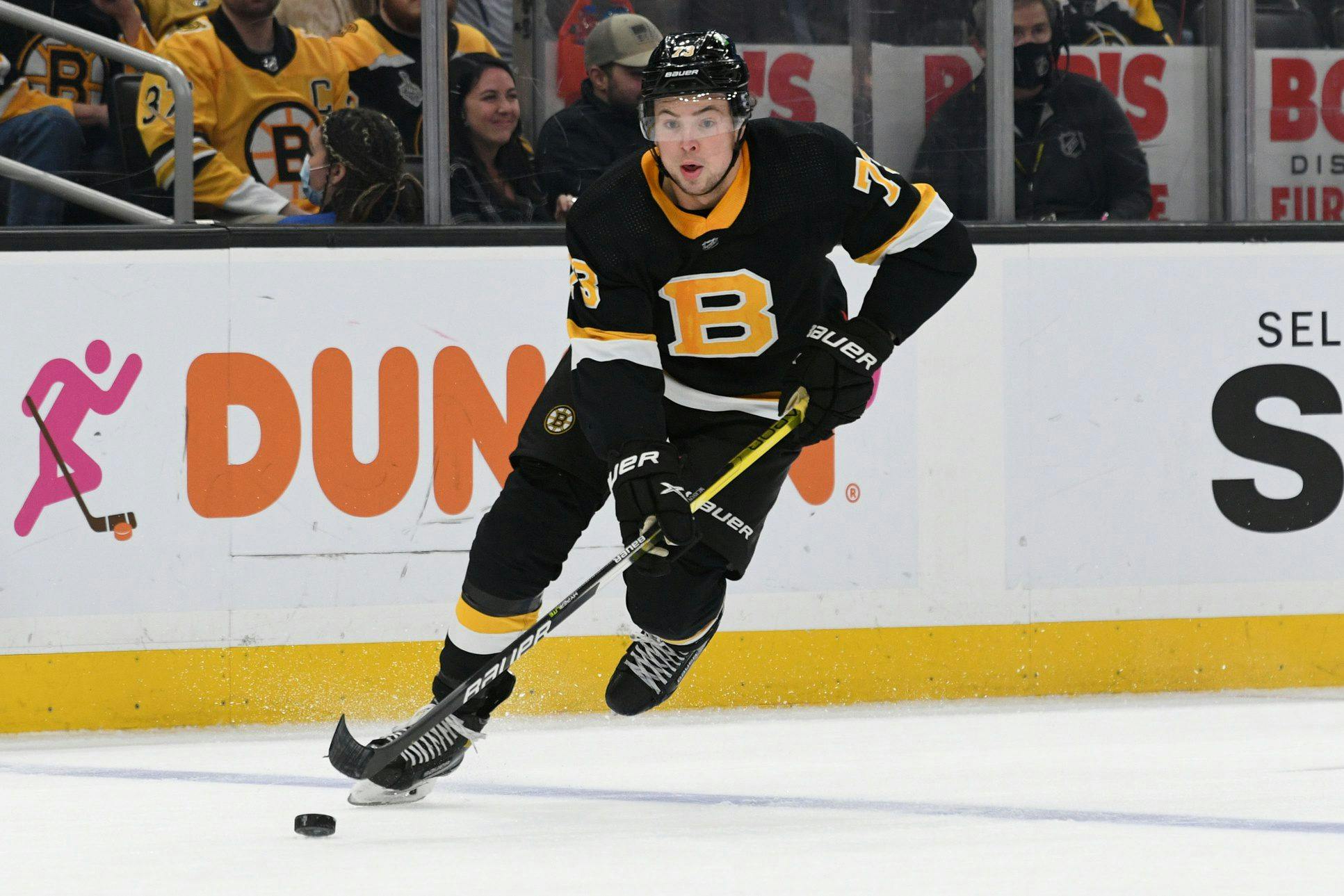 Charlie McAvoy moves up to Bruins' top defensive pairing at Wednesday's  practice - CBS Boston