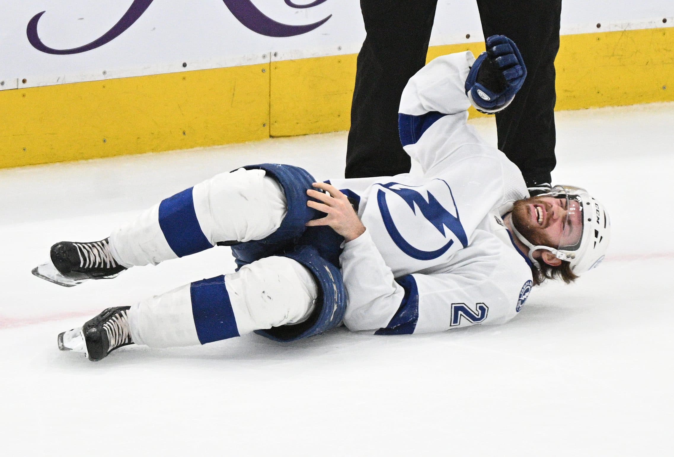 Ryan McDonagh Tampa Bay Lightning Unsigned 2021 Stanley Cup Champions Raising Photograph