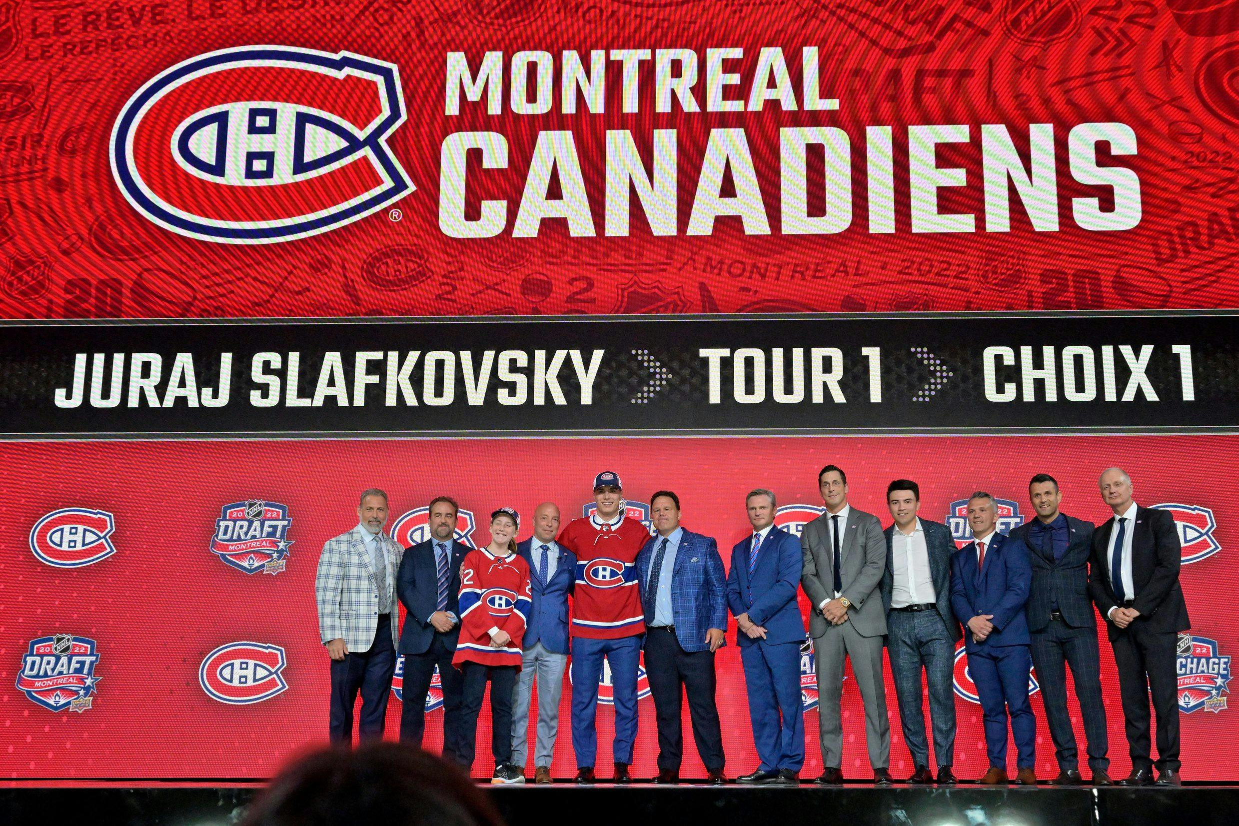 Canadiens draft Juraj Slafkovsky 1st overall