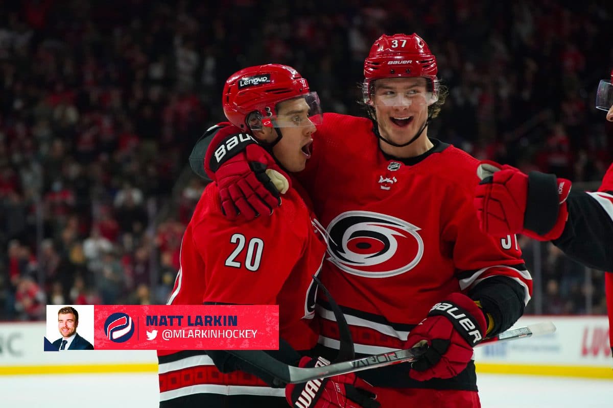 Hurricanes' Tony DeAngelo out close to a month with upper-body