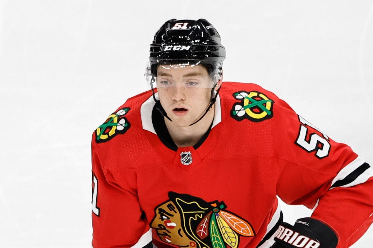 Blackhawks Ian Mitchell expected to miss six weeks with a wrist injury