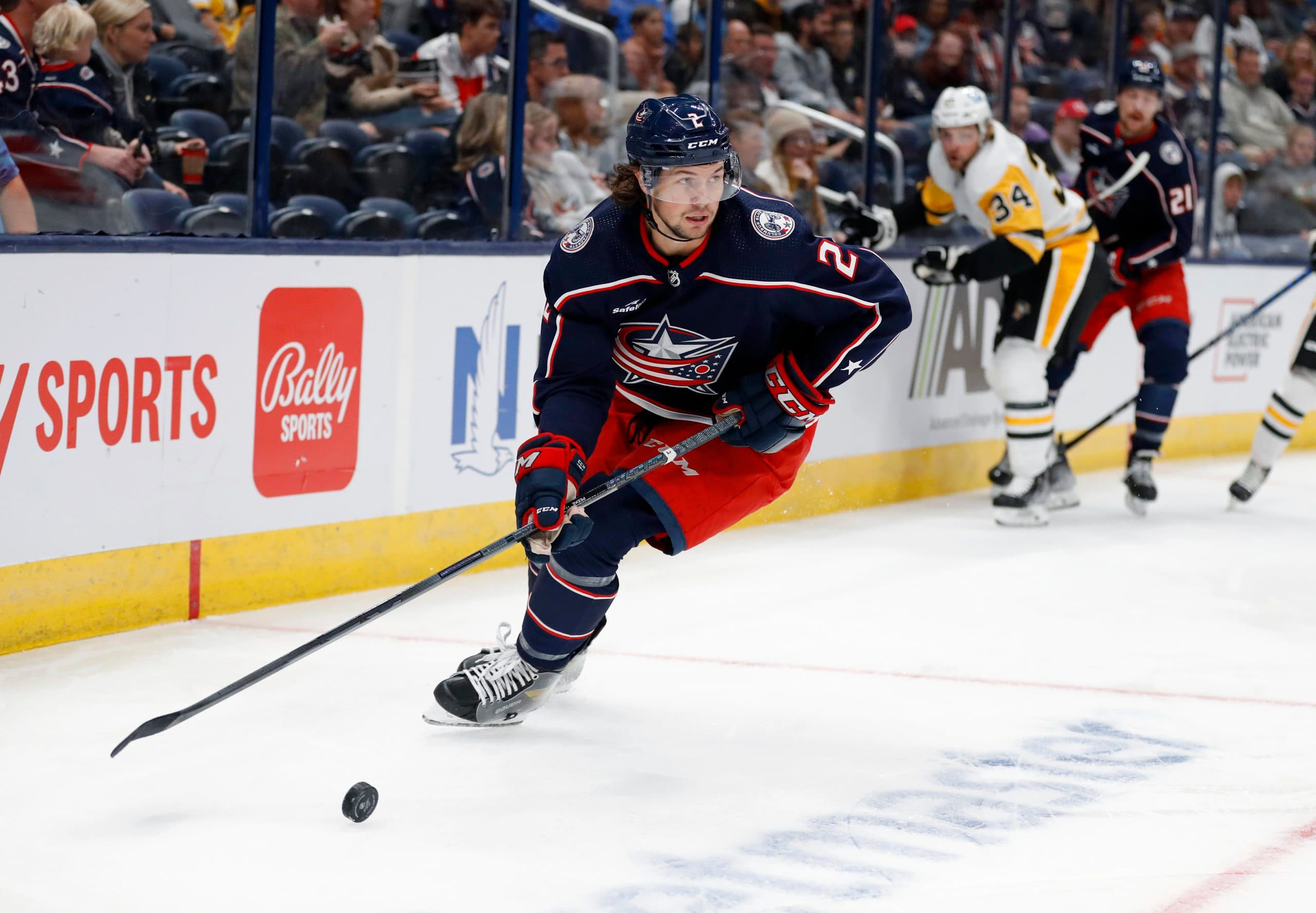 Columbus Blue Jackets sign defenseman Andrew Peeke to three-year ...