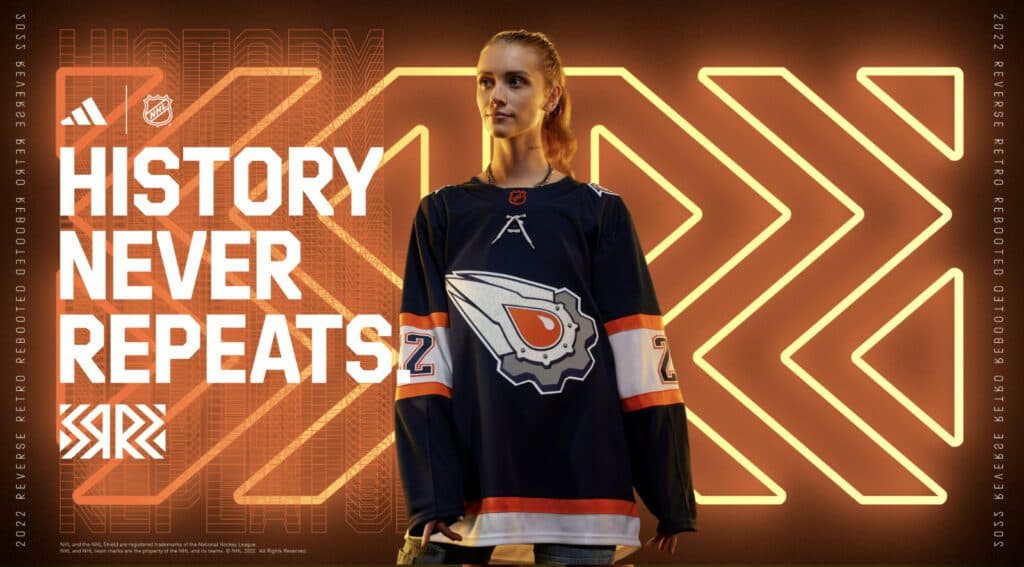 Edmonton Oilers roll out reverse retro jersey - Edmonton