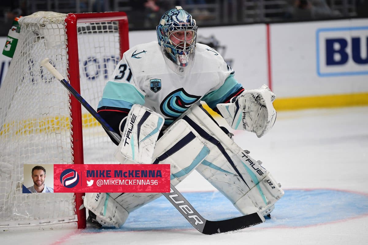 McKenna’s Matchup of the Day: Oct. 21 – Philipp Grubauer vs. Pavel Francouz