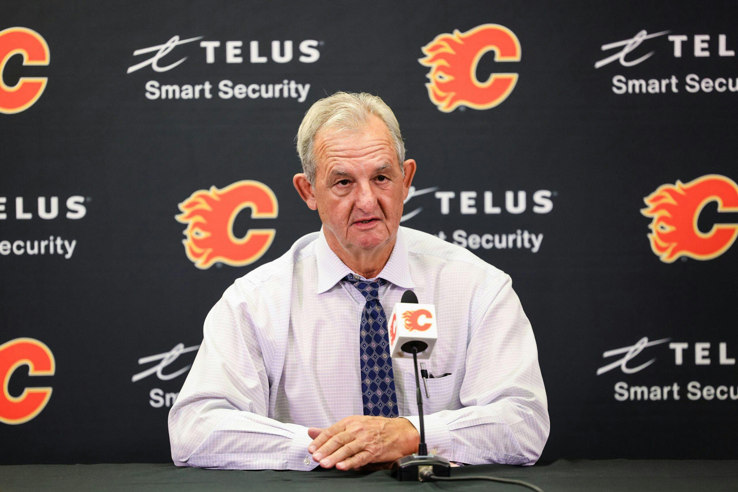 Darryl Sutter says entire Calgary Flames team to wear Pride Night jerseys on Tuesday