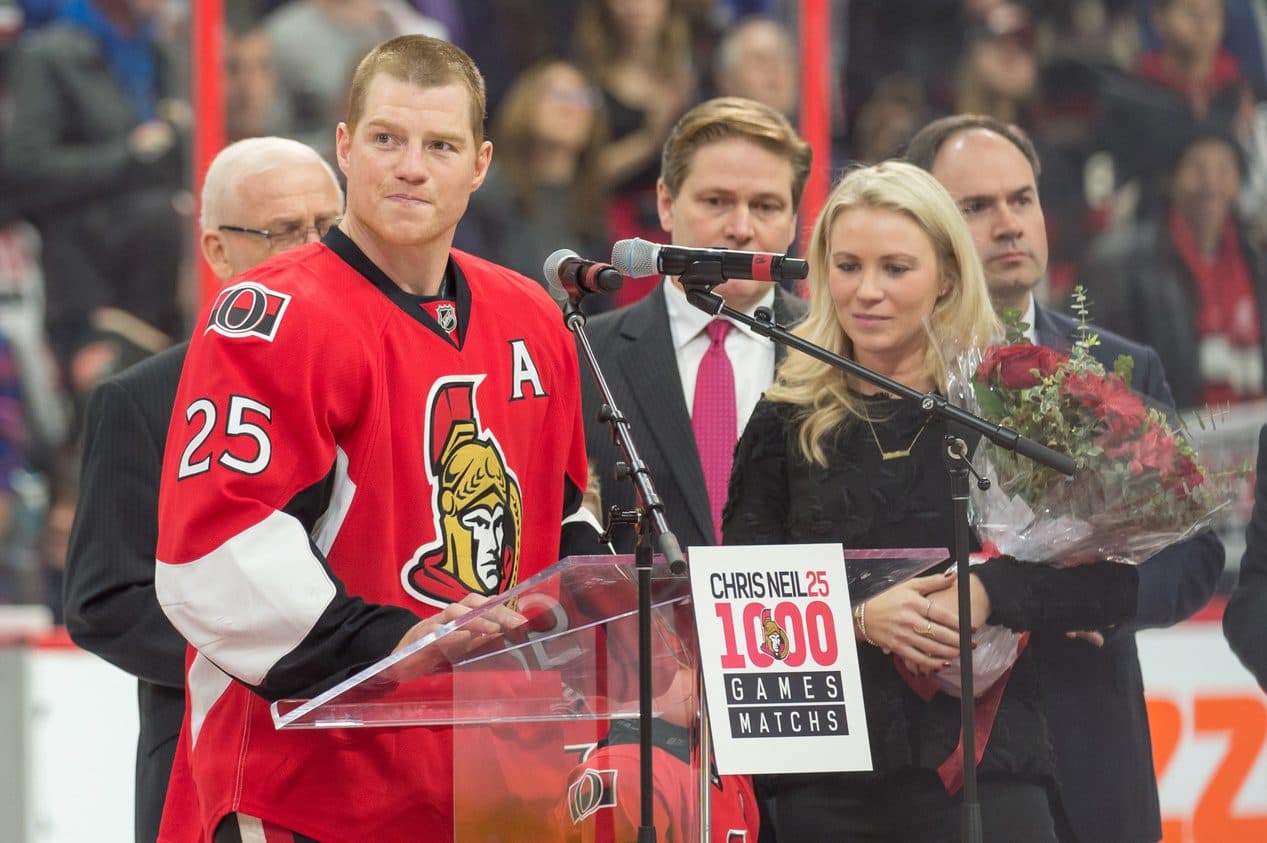 Ottawa Senators forward Chris Neil announces retirement