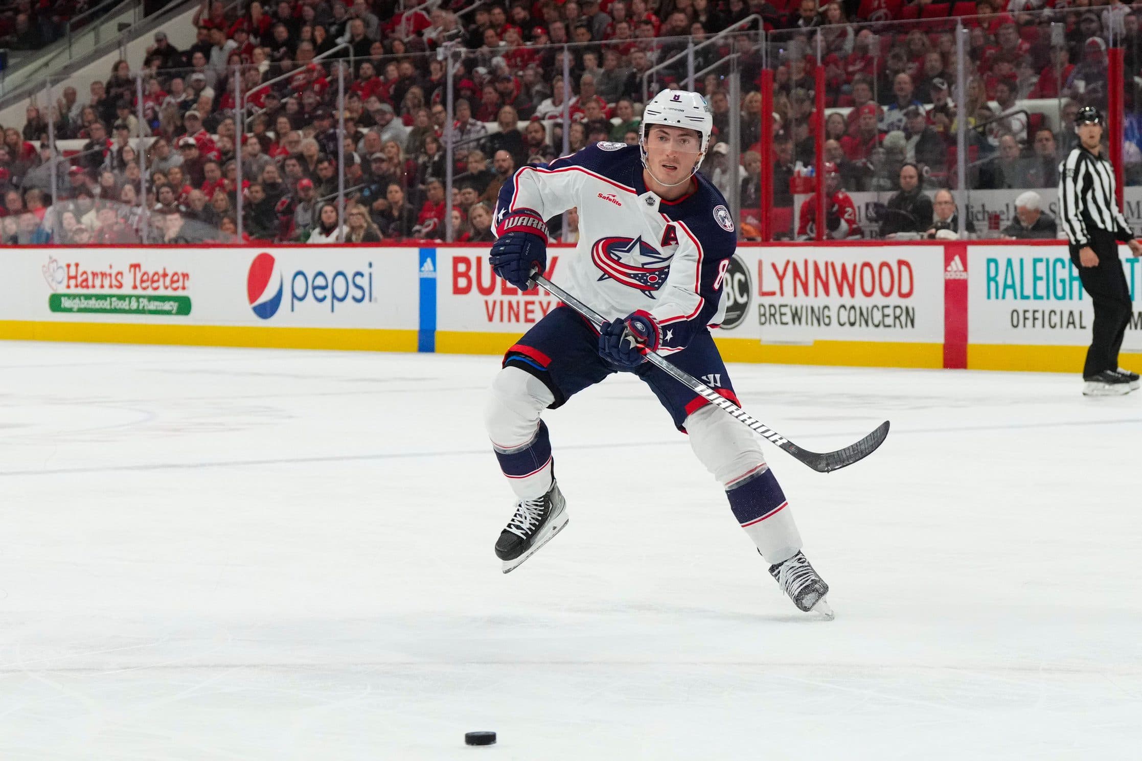 Zach Werenski game issued Third jersey