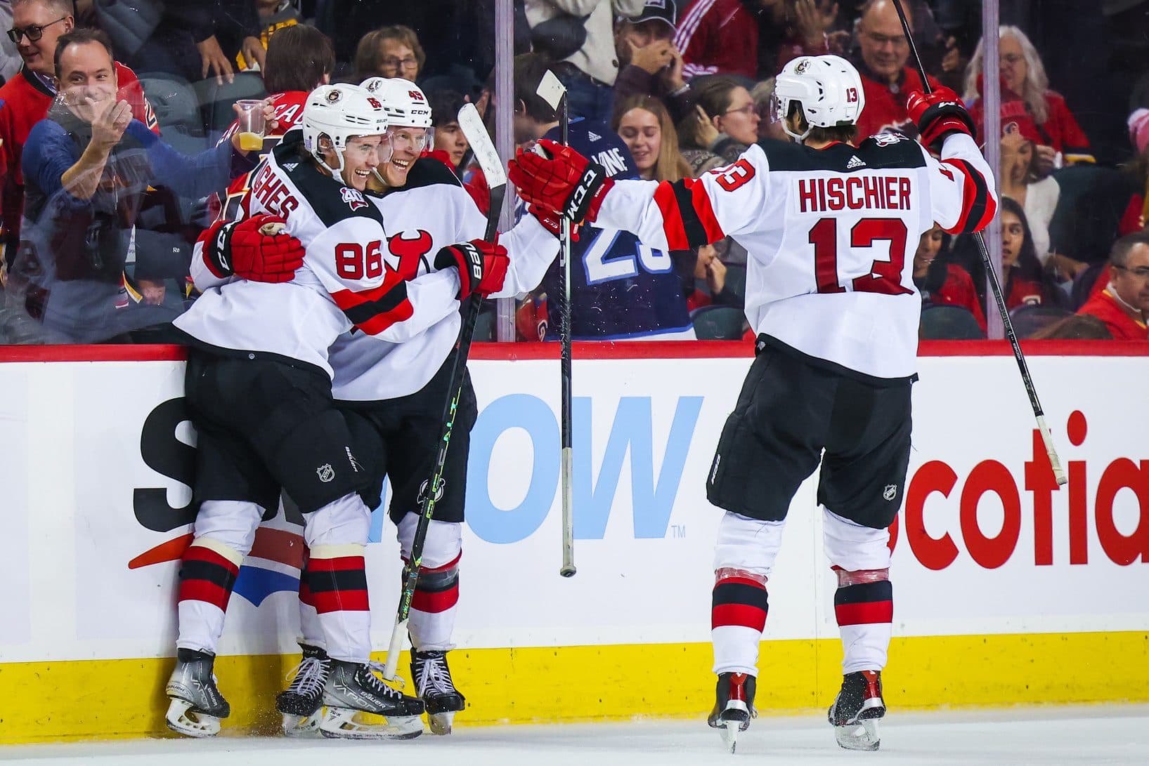 New York Rangers vs. New Jersey Devils brawl during opening faceoff (Video)  