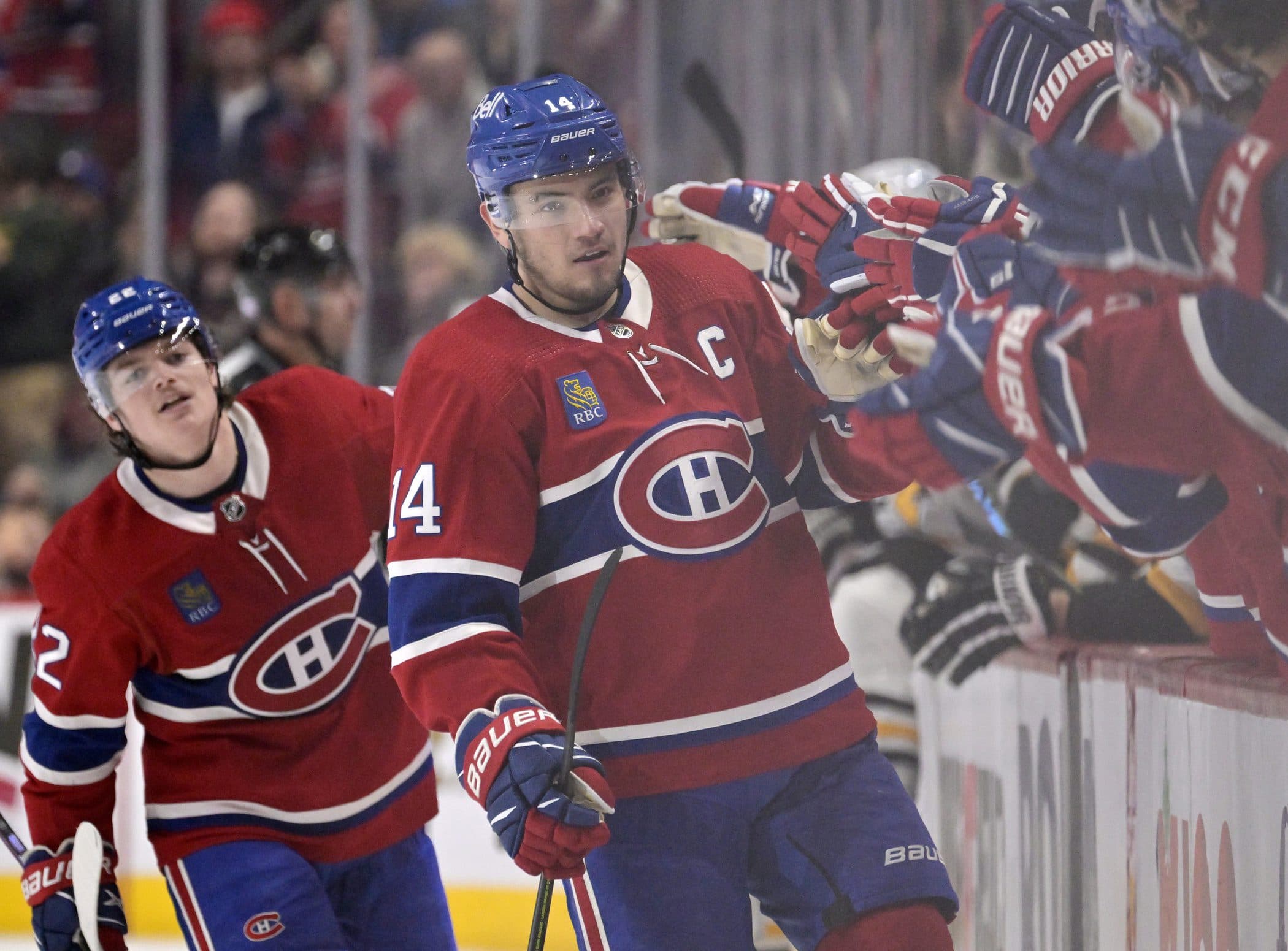 14 year old Juraj Slafkovsky at the Canadiens Hockey School