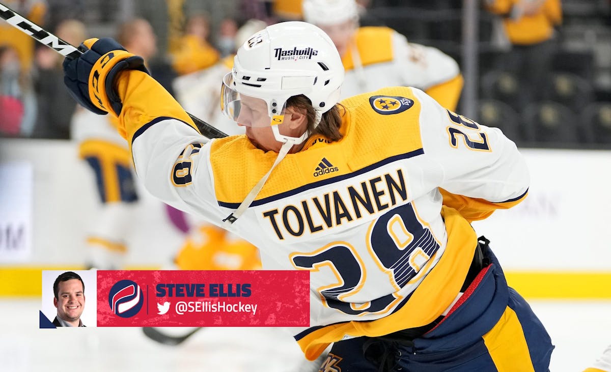Eeli Tolvanen continues to navigate pacific waters as the newest addition  to the NHL's youngest franchise — Converge Media