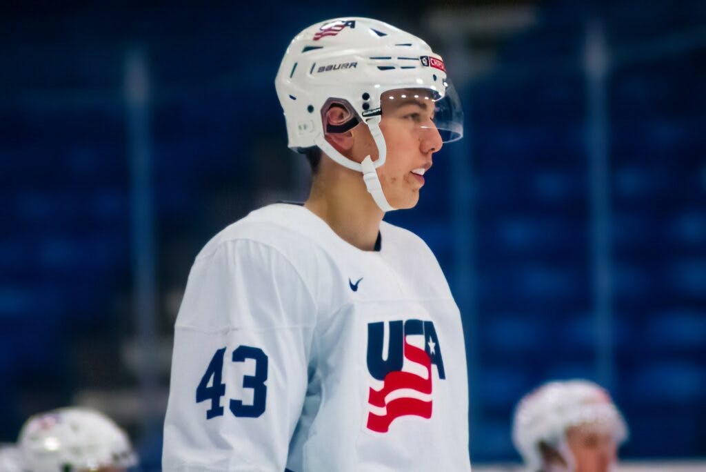 Luke Hughes Named Captain of 2023 U.S. National Junior Team