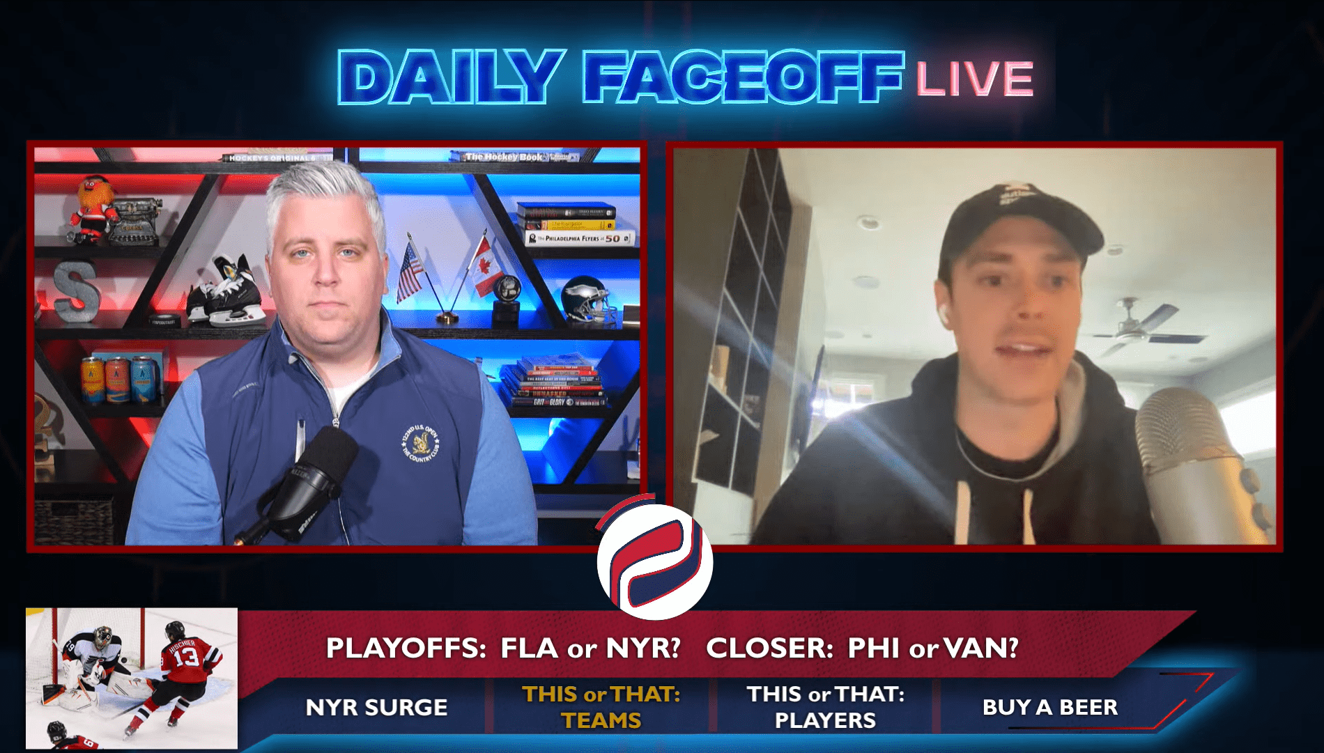 Daily Faceoff Live: Will the Vancouver Canucks or Philadelphia Flyers make the playoffs first?