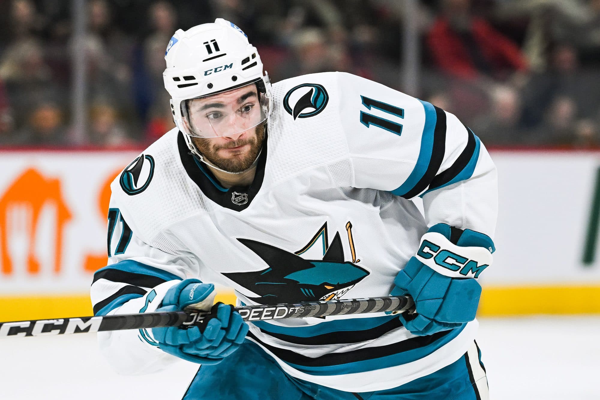 San Jose Sharks forward Luke Kunin done for the season with torn ACL