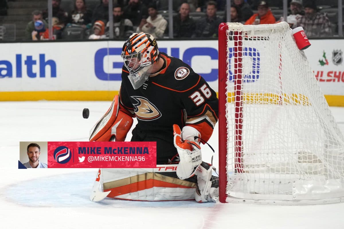 McKenna’s Matchup of the Day: Dec. 28 – Adin Hill vs. John Gibson