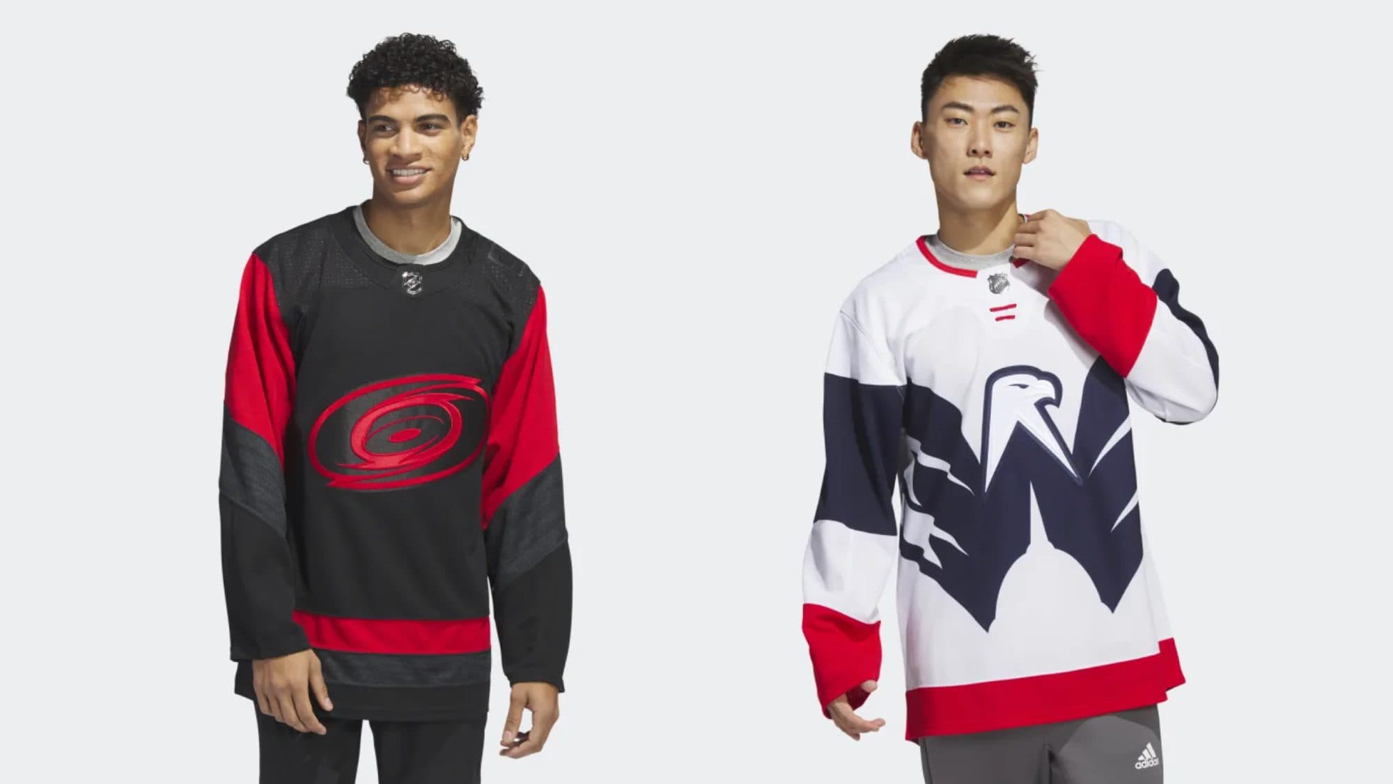 NHL's Official Release Of Jerseys For 2023 NHL Stadium Series Between  Capitals, Carolina