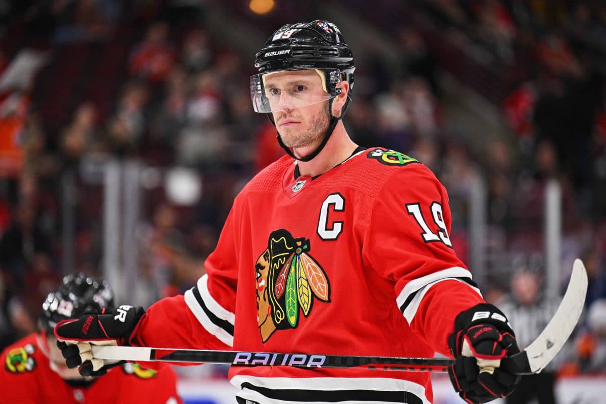 Jonathan Toews deliberating his hockey future at No. 50 on Top Free Agents board