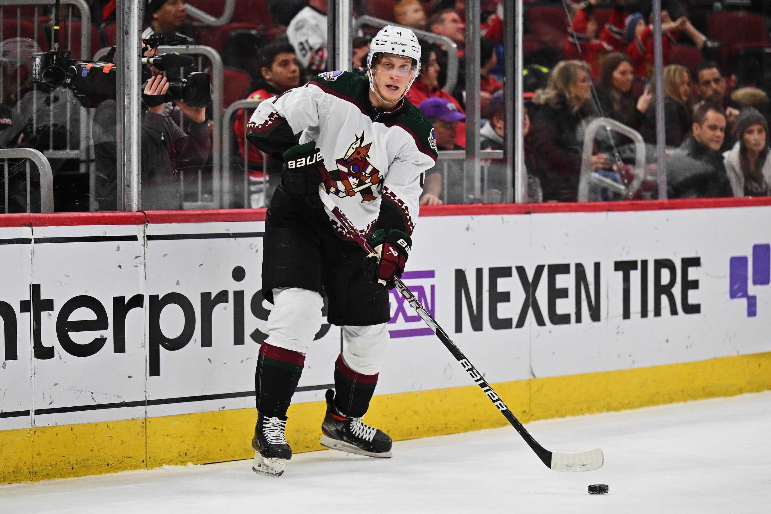 Arizona Coyotes defenseman Juuso Valimaki fined for slashing