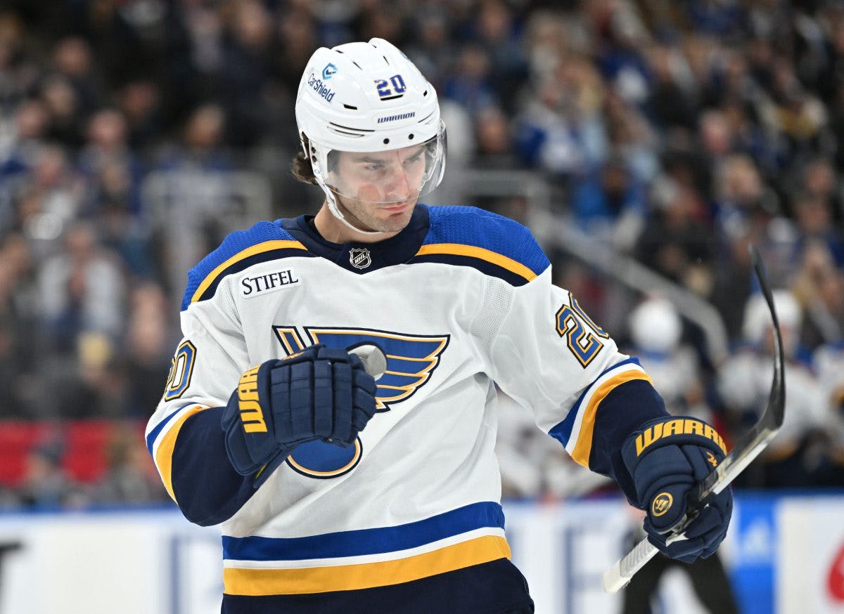 St. Louis Blues’ Brandon Saad is out Thursday vs Devils with an upper-body injury