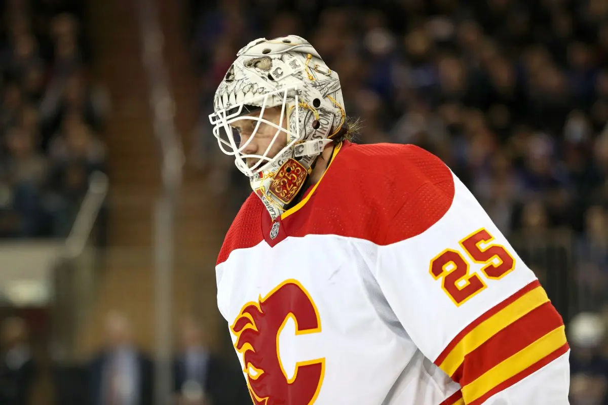 Markstrom gets 9th shutout as Flames beat Red Wings