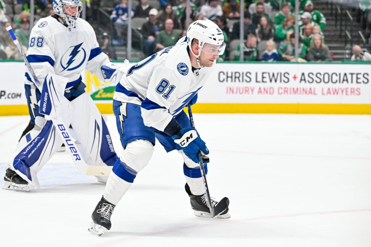 Tampa Bay Lightning’s Erik Cernak is day to day with a lowerbody