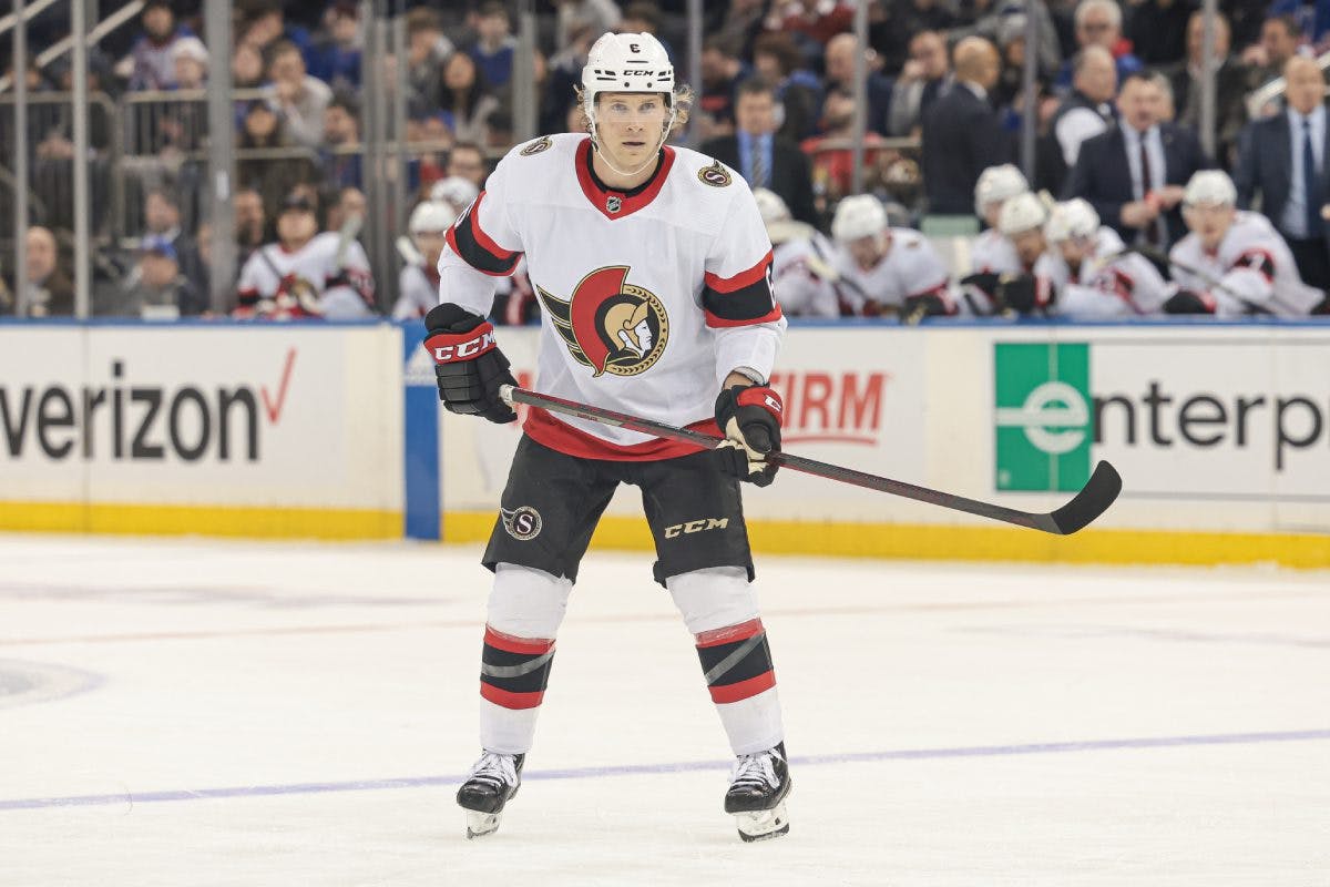 Hamstring injury will sideline Ottawa Senators’ Jakob Chychrun two to three weeks