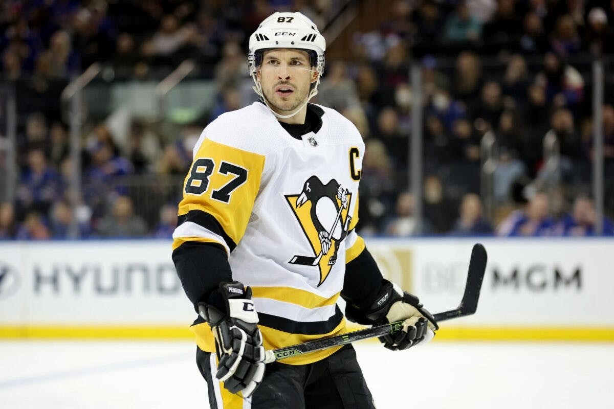 Pittsburgh Penguins’ Sidney Crosby gets 1,500th point with goal vs. Detroit Red Wings