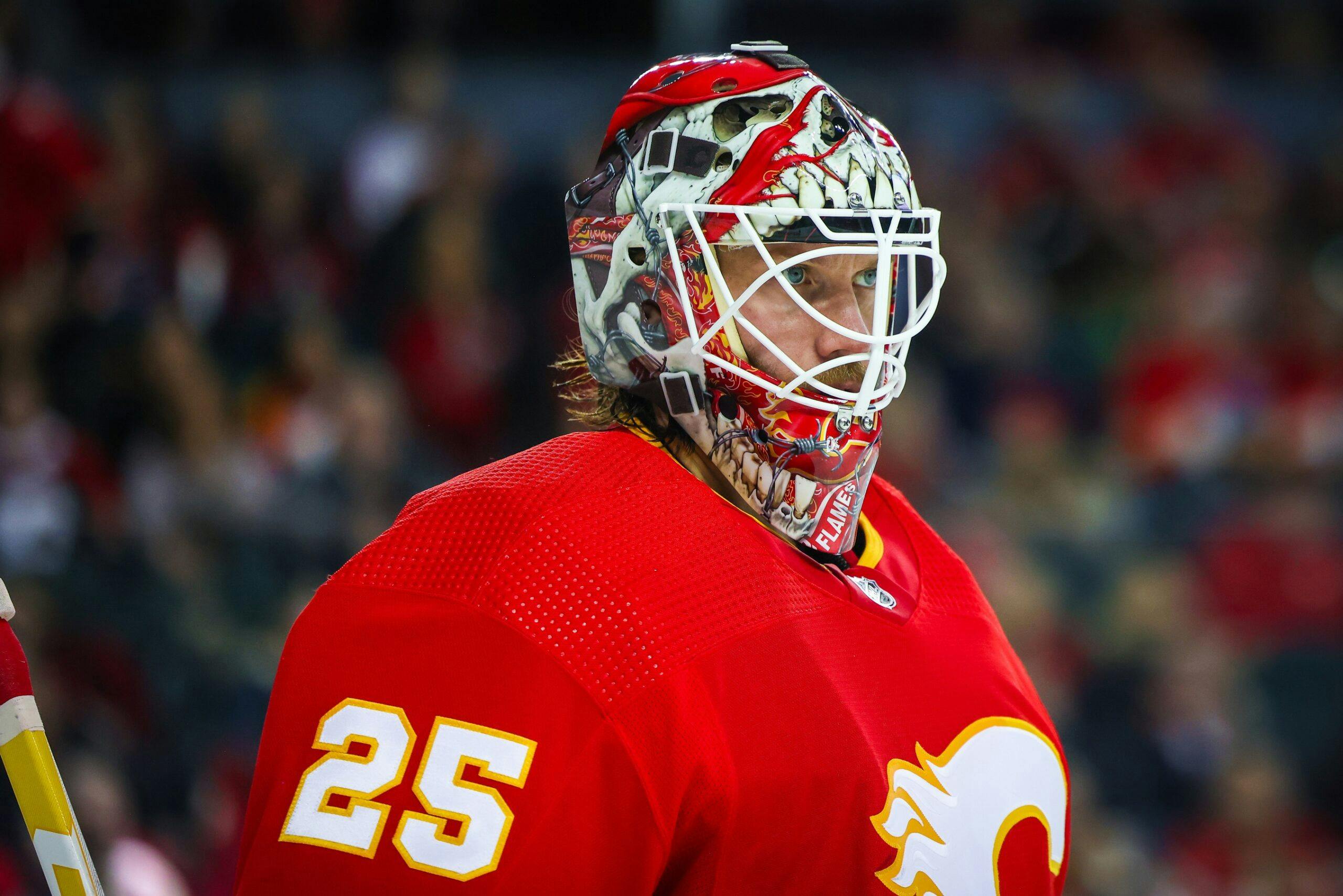 Flames’ Jacob Markstrom is week-to-week with fractured finger; Dustin Wolf recalled from AHL